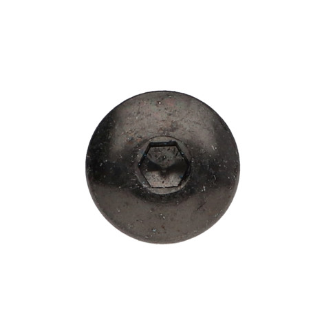 1 x Skrue kopskrue M6X25 Sekskantet fatning 4 sort galvaniseret Låsegevind