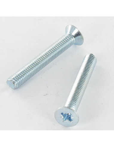 1 x Vis m-hastighed forsænket hoved Pozi PZ8...