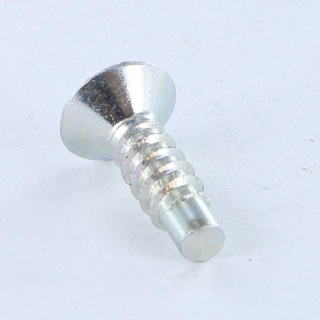 1 x Gevindvalse skrue forsænket pan hoved Split POZI 4,8X16 pilot ende gul zink 200 timers saltspray uden rødrust