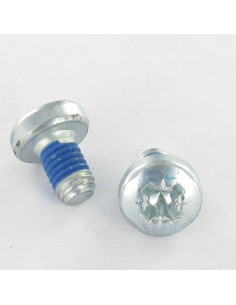 Vis m-hastighed bred kuppelformet hoved Pozi PZ9 M6X10...