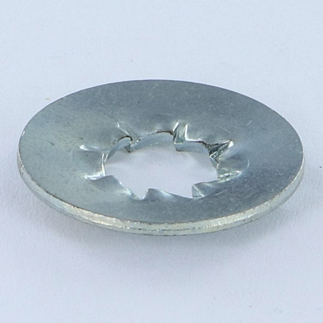 1 x Låseskiver JZ type indre bid M8X22X1.2 elforzinket stål