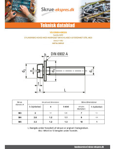 Vis m-hastighed panhoved kærv Fuld trÃ¥d M5X12 Klasse 4.8... 2