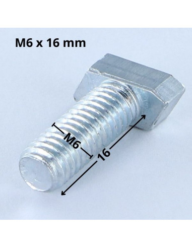 1 x Vis m-hastighed hoved diamant M6X16...