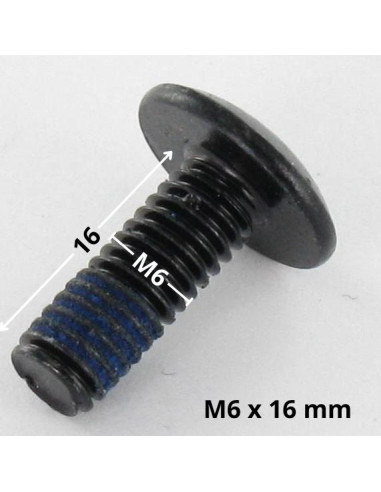 1 x Skrue kopskrue M6X16 Sekskantet fatning 4...