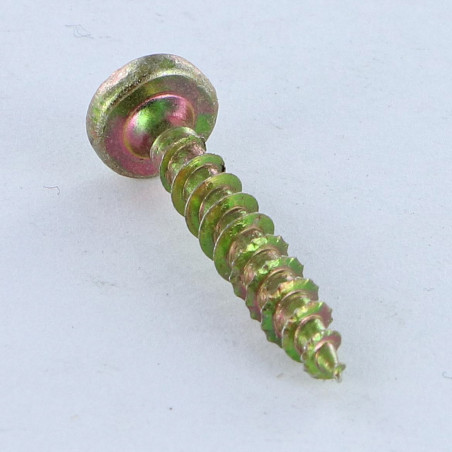 1 x Skrue Spax rundt hoved Pozi PZ8 3,5X15 gul zink