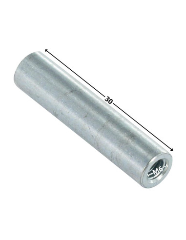 1 x Gevindmuffe cylindrisk M6X30 diameter...
