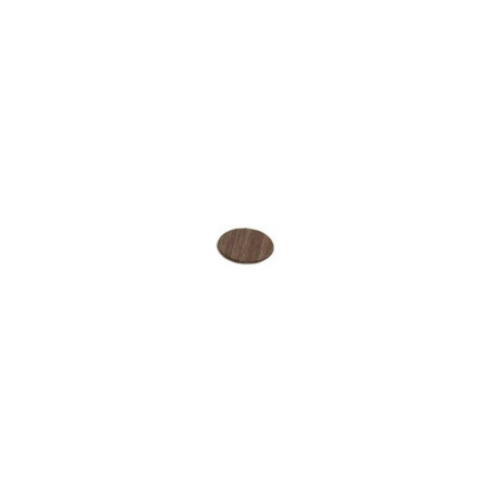 1 x Selvklæbende dæksel diameter 13 EGETRÆ mørk