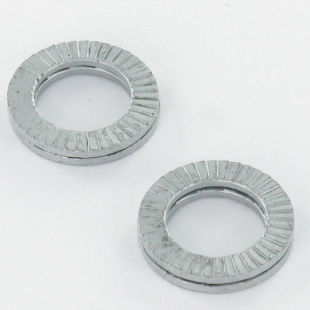 1 x Skiver NORD-LOCK ® Rå stål DELTA BESKYTTE M12 720 timers saltspray uden rødrust