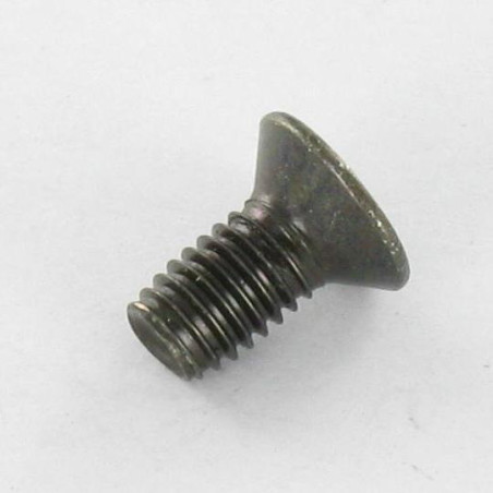 1 x Elvskærende skrue forsænket hoved M4X10 Pozi PZ8 sort galvaniseret