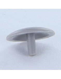 Skruedæksel Spax Nylon Grå Hoveddiameter 15 KØ2.5X7 2