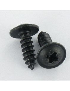 Gevindvalse skrue kopskrue Pozi 3,5X6,5 sort galvaniseret