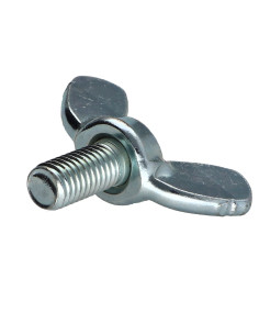 Skrue vinger M10X20 elforzinket stål 2