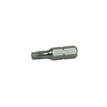 1 x Bit Industriel kvalitet 1/4" C6.3 Rustfrit stål T25 længde 25