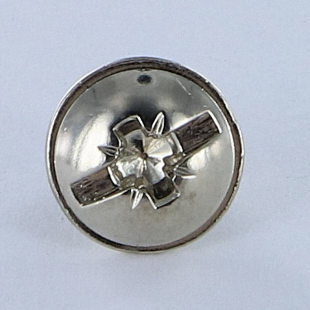 1 x Skrue kopskrue Split POZI M6X10 nikkelbelagt stål