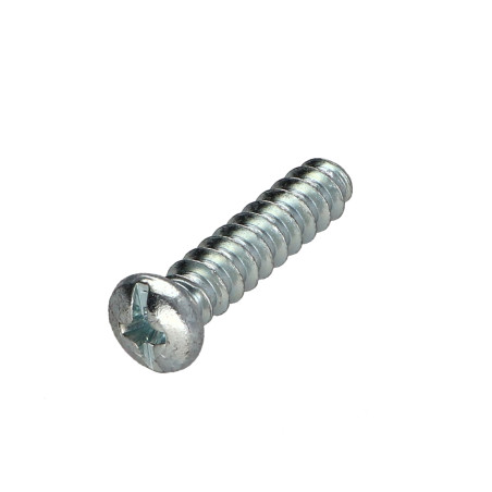1 x Euro skrue panhoved Split POZI 6X27 Hoveddiameter 9,5 elforzinket stål to