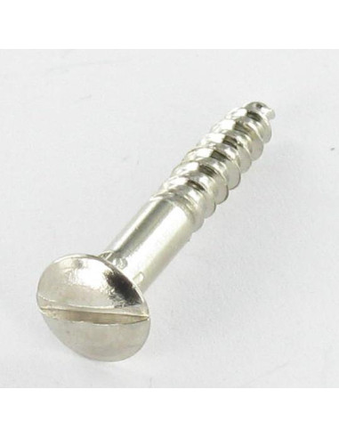 1 x Træskrue forsænket pan hoved kærv 4X25...