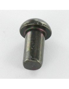 Massiv nitte rundt hoved 6X25 sort galvaniseret 2