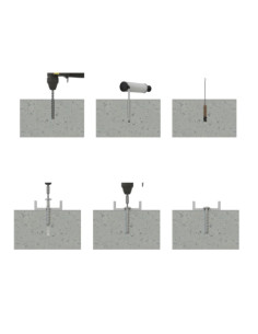 Skrue til beton hoved Pan hoved TORX T30 6X40 elforzinket... 2