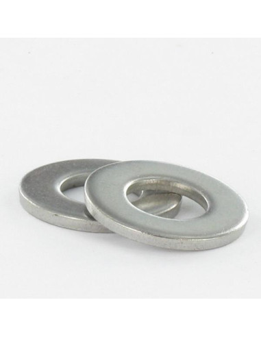 1 x Skiver flad 5,5X15X1,2 elforzinket stål