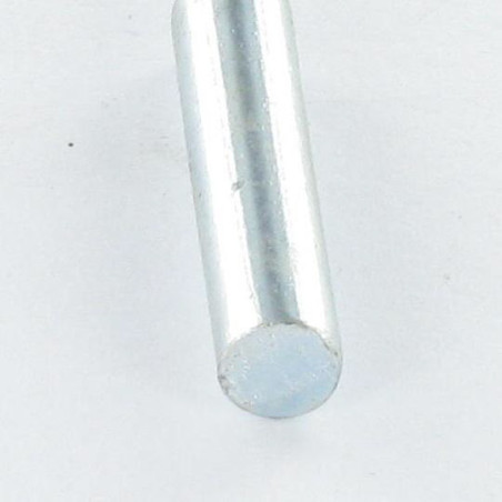 1 x Akse Glat 6X60 2 affasninger elforzinket stål