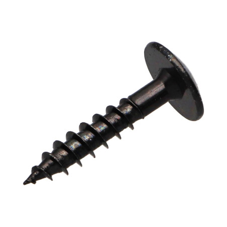 1 x Skrue hængsel 5X40 Fuld trÃ¥d T20 sort galvaniseret