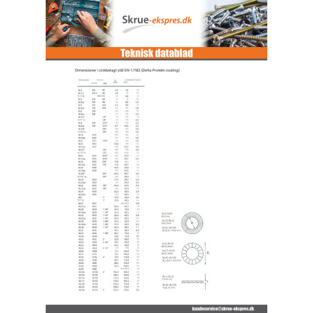 1 x Skiver NORD-LOCK ® Rå stål DELTA BESKYTTE M18 720 timers saltspray uden rødrust