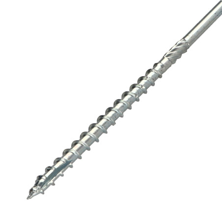 1 x TEKOR skruer trØ og spØnplader skive hoved T40 spids anti-kløvning type 17 cut 10X300 delvis gevind elforzinket
