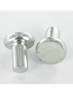 Massiv nitte fladt hoved 6,5X10 elforzinket stål EP.T2.5