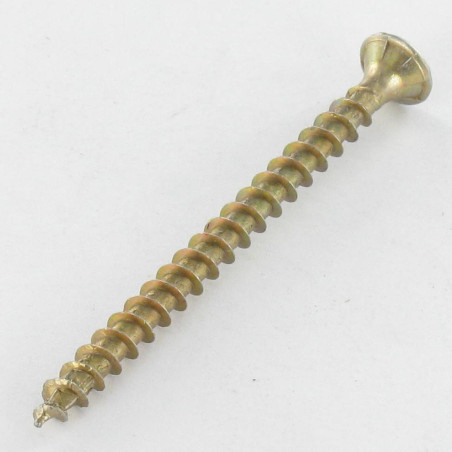 1 x Skrue Spax forsænket hoved Pozi PZ7 3X40 Hoveddiameter 6 Fuld trÃ¥d YELLOX mikroskruer