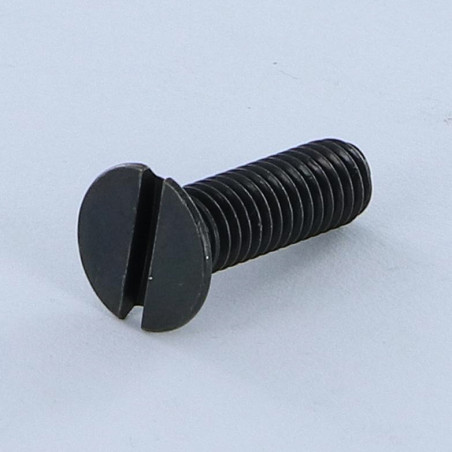 1 x Vis m-hastighed forsænket hoved kærv M4X40 sort galvaniseret