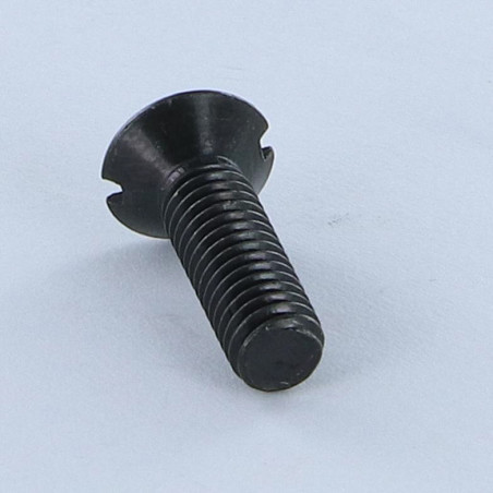 1 x Vis m-hastighed forsænket hoved kærv M4X40 sort galvaniseret