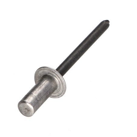 1 x Nitte Forseglet GOSTOP Aluminium stang stål fladt hoved 4,8X10