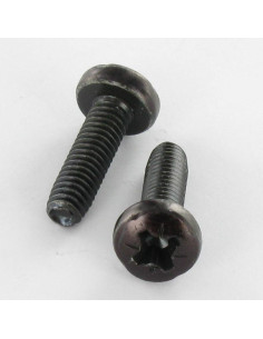 Elvskærende skrue bred kuppelformet hoved M5X10 Pozi PZ8...