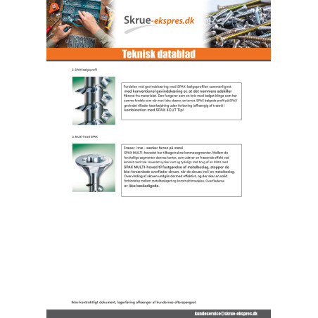 1 x Skrue Spax forsænket hoved Pozi PZ7 3X12 Hoveddiameter 6 Fuld trÃ¥d ACBRU mikroskruer