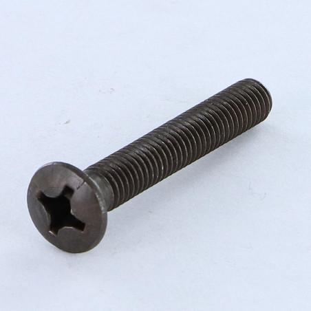 1 x Vis m-hastighed forsænket pan hoved Pozi M5X40 sort galvaniseret