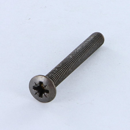 1 x Vis m-hastighed forsænket pan hoved Pozi M5X40 bronze stål