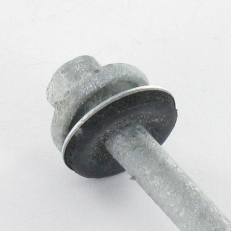 1 x Selvborende skrue Sekskantet hoved 6,5X125 Skiver modstandsdygtig mod korrosion varmgalvaniseret stål