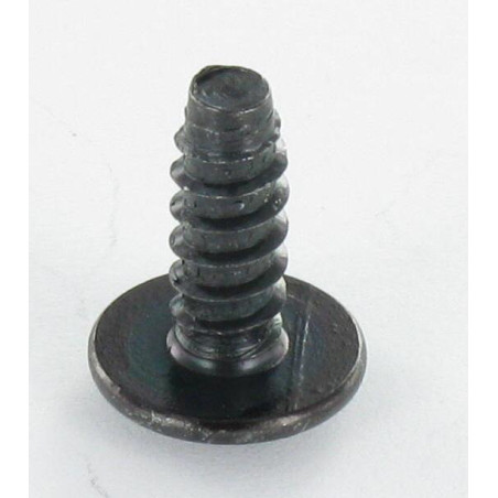 1 x Gevindvalse skrue kopskrue Pozi 4,8X13 sort galvaniseret uden spids