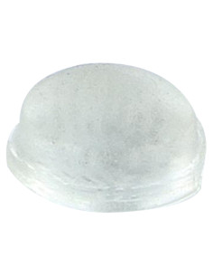 Transparent selvklæbende cylindrisk dørstopper 10,1X1,8