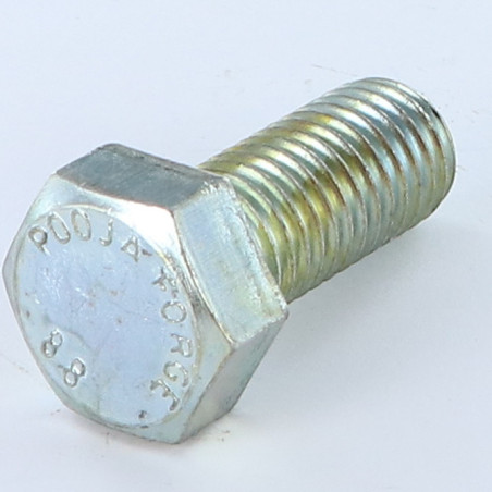 1 x Vis m-hastighed Sekskantet hoved M12X16 Klasse 8.8 elforzinket stål