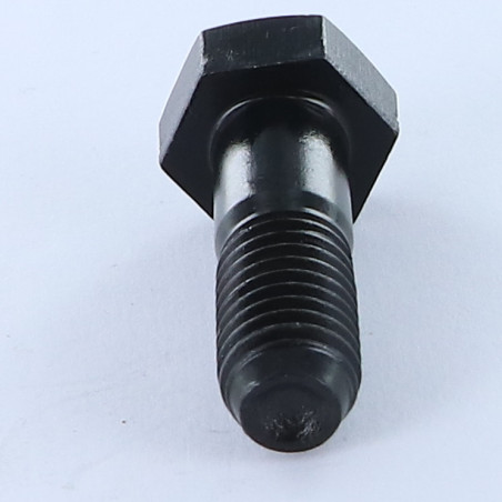 1 x Bolt deltråd Sekskantet hoved M12X37 Gevind 20 Klasse 8.8 Rå stål Cylindrisk ende TRON