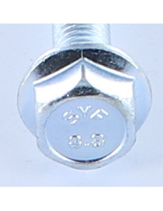 Vis m-hastighed Sekskantet hoved M8X55 Flange med hakket... 2