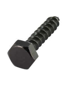 Træskruer 8X80 sort galvaniseret