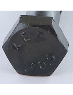 Bolt deltråd Sekskantet hoved M10X70 klasse 10.9 Rå stål 2