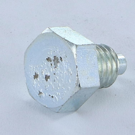 1 x Vis m-hastighed Sekskantet hoved M8X12 Cylindrisk ende Cylindrisk ende elforzinket stål
