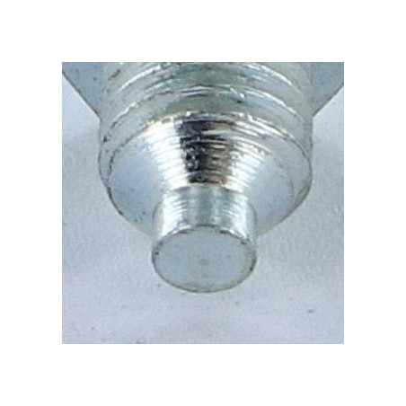 1 x Vis m-hastighed Sekskantet hoved M8X12 Cylindrisk ende Cylindrisk ende elforzinket stål