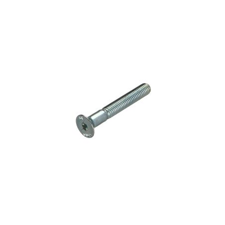 1 x Vis m-hastighed Fladt forsænket sekskantet hoved Sekskantet fatning 3 M5X40 delvis gevind klasse 10.9 elforzinket
