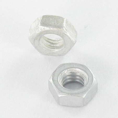 1 x Sekskantmøtrik M6 Aluminium