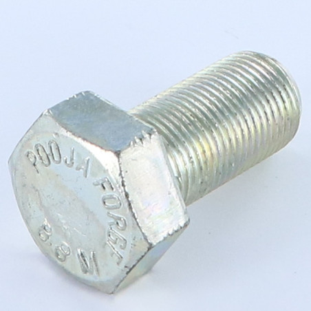 1 x Vis m-hastighed Sekskantet hoved M18X35 Fuld trÃ¥d Klasse 8.8 Fint gevind trin 150 elforzinket stål