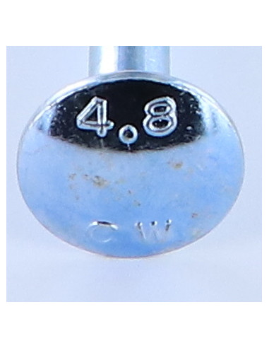 1 x Vognbolt M14X100 delvis gevind elforzinket...